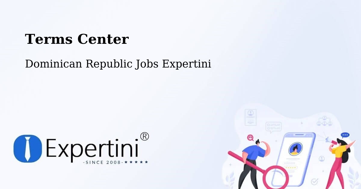Terms of Service – Castillo - Dominican Republic Jobs Expertini